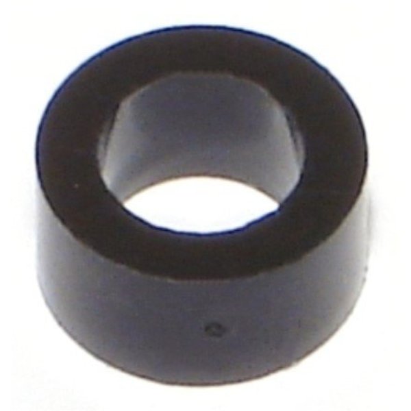 Midwest Fastener Round Spacer, Nylon, 5 mm Overall Lg, 6.3 mm Inside Dia 72887